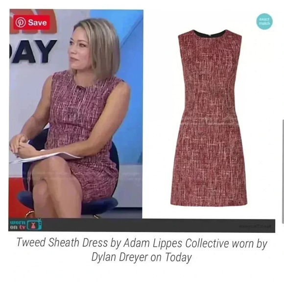 Adam Lippes Collective Red Tweed
Sheath dress - Picture 1 of 8